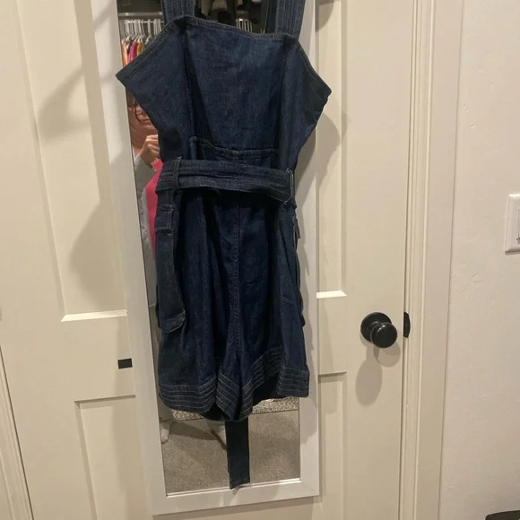 Banana Republic Denim Romper Size 8 - Picture 4 of 6